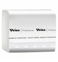 Туалетная бумага Veiro Professional Comfort TV201 250 листов, 2 слоя, белая, 30 пачек