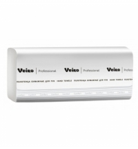 фото: Бумажные полотенца Veiro Professional V22-200/20, листовые, 200шт, 2 слоя, белые,20 пачек