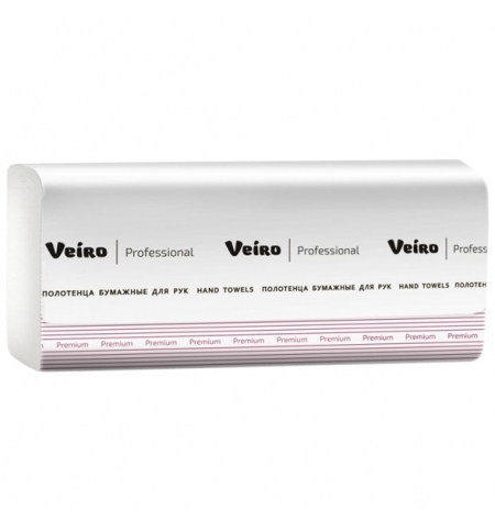 фото: Бумажные полотенца Veiro Professional Premium KV306 листовые, 200шт, 2 слоя, белые