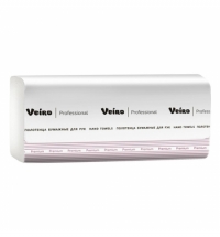 фото: Бумажные полотенца Veiro Professional Premium KZ303 листовые, 200шт, 2 слоя, белые, 21 пачка