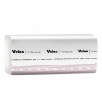 Бумажные полотенца Veiro Professional Premium 312 KZ листовые, 200шт, 2 слоя, белые, 21 шт/уп